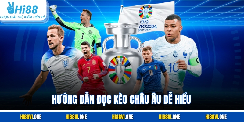 Hướng dẫn đọc kèo châu Âu dễ hiểu