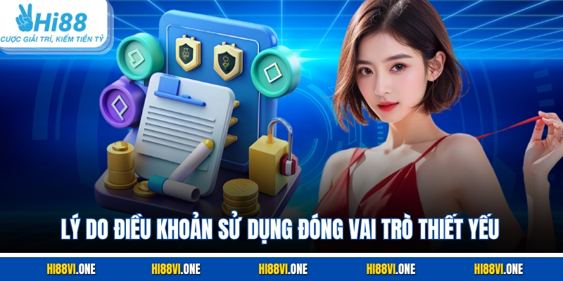 Lý do điều khoản sử dụng đóng vai trò thiết yếu