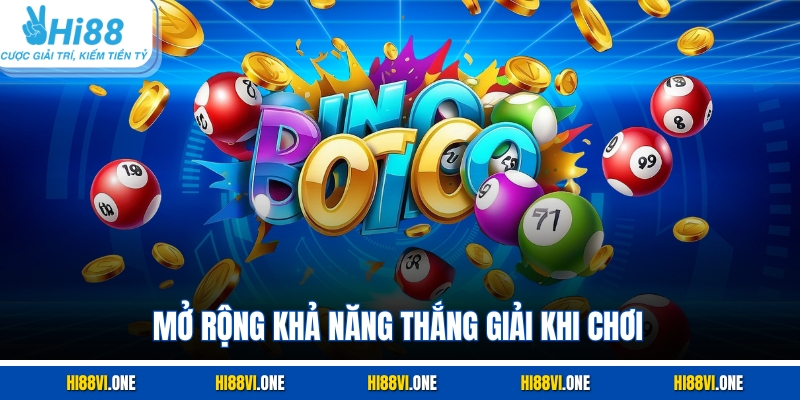 Mở rộng khả năng thắng giải khi chơi